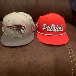2 New England Patriots Hats